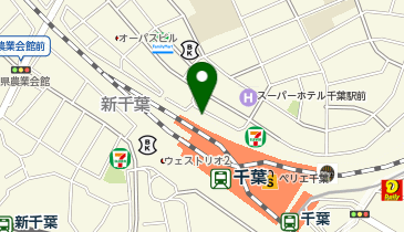 千葉駅北口第1自転車駐車場の地図画像