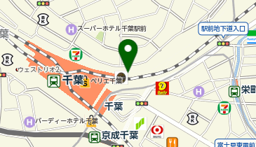 千葉駅北口第5自転車駐車場の地図画像