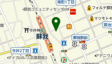 蘇我駅第5自転車駐車場の地図画像