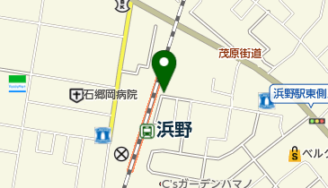 浜野駅第3自転車駐車場の地図画像