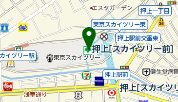 東京ソラマチ東駐輪場の地図画像