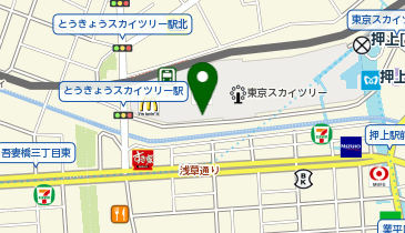 東京ソラマチバイク置き場の地図画像