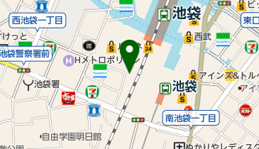 プラザ駐輪場の地図画像
