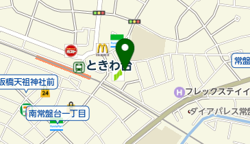 ときわ台駅北口第4自転車駐車場の地図画像