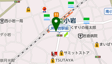 小岩駅南口駐輪場の地図画像