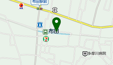 布田駅北自転車等駐車場の地図画像