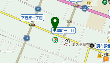 調布駅北代替第2自転車等駐車場の地図画像