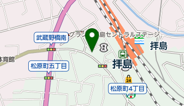 拝島駅前自転車等駐車場の地図画像