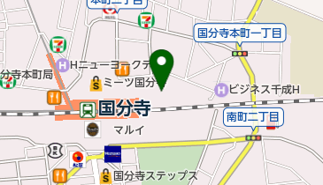 国分寺駅北口自転車駐車場の地図画像
