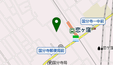 恋ヶ窪第二自転車駐車場の地図画像