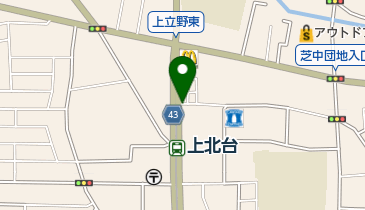 上北台駅臨時第1自転車等駐車場の地図画像