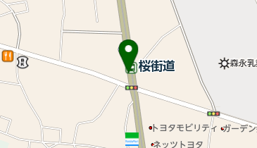 桜街道駅臨時第1自転車等駐車場の地図画像