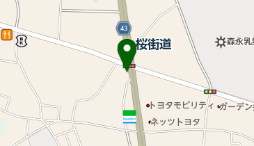 桜街道駅臨時第3自転車等駐車場の地図画像