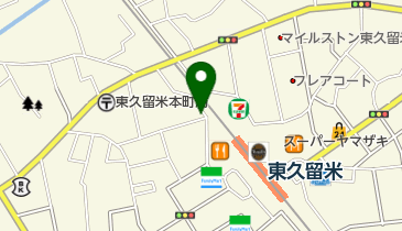 東久留米駅西口第3自転車駐車場の地図画像