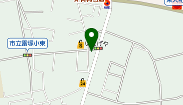 学園自転車駐車場の地図画像