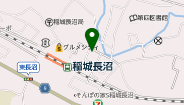 稲城長沼北側第2自転車駐車場の地図画像