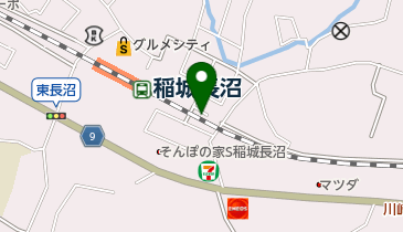 稲城長沼北側第4自転車駐車場の地図画像