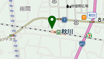 秋川駅北口第2自転車等駐車場の地図画像