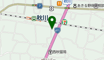 秋川駅南口第2自転車等駐車場の地図画像
