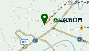 武蔵五日市駅自転車等駐車場の地図画像