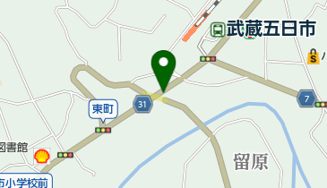 武蔵五日市駅下権田坂自転車等駐車場の地図画像