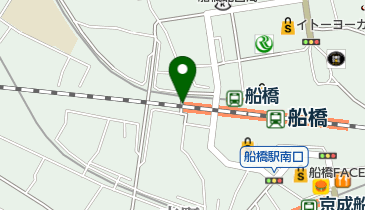 船橋駅第4自転車等駐車場の地図画像