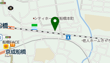 船橋駅第9自転車等駐車場の地図画像