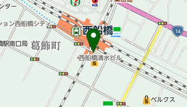 西船橋駅第1自転車等駐車場の地図画像