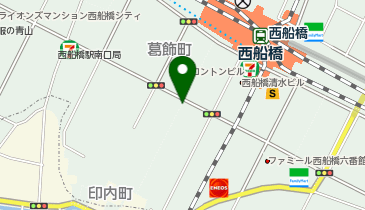 西船橋駅第13自転車等駐車場の地図画像