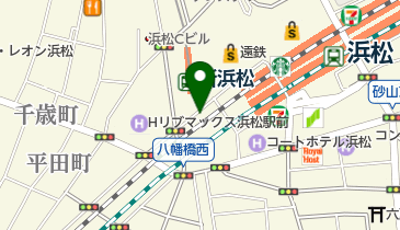 浜松駅西自転車等駐車場の地図画像