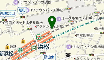 浜松駅東自転車駐車場の地図画像