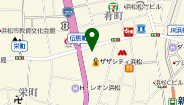 ザザシティ前自転車駐車場の地図画像