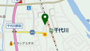 JR千代川駅前自転車等駐車場の地図画像