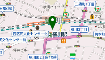 横川駅南口自転車等駐車場の地図画像