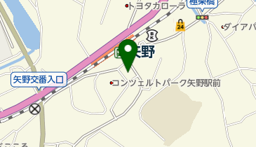 矢野駅自転車等駐車場の地図画像