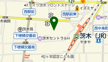 茨木市 西駅前町自転車駐車場の地図画像