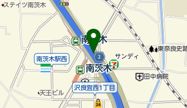 南茨木駅前自転車駐車場(第1)の地図画像