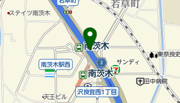 南茨木駅前自転車駐車場(第3)の地図画像