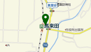 馬来田駅前自転車駐車場の地図画像