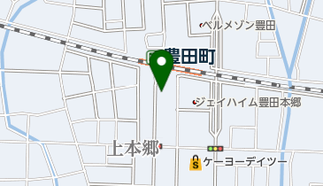 豊田町駅南第2自転車等駐車場の地図画像