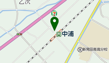 中浦駅前自転車駐車場の地図画像