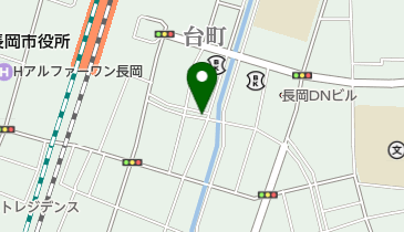 長岡駅東口自転車駐車場A棟の地図画像