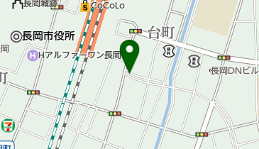 長岡駅東口自転車駐車場B棟の地図画像