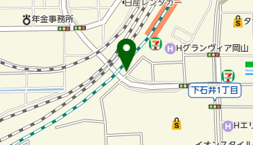 下石井高架下自転車等駐車場の地図画像