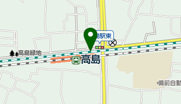 高島駅前自転車等駐車場の地図画像
