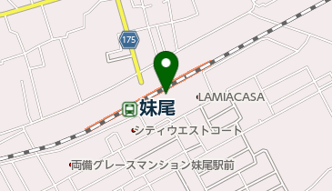 妹尾駅南口自転車駐車場の地図画像