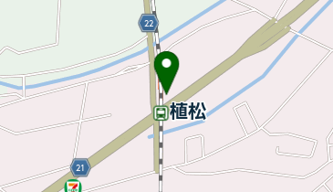 植松駅前自転車等駐車場の地図画像