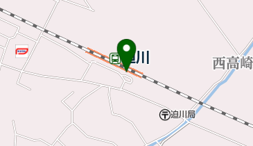 迫川駅前自転車等駐車場の地図画像