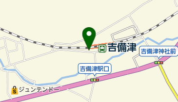 吉備津駅西自転車駐車場の地図画像