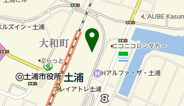 土浦駅東口第1自転車駐車場の地図画像